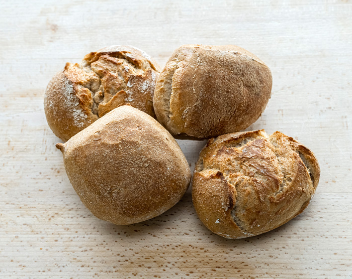 Roggen-, Kartoffelbrötchen